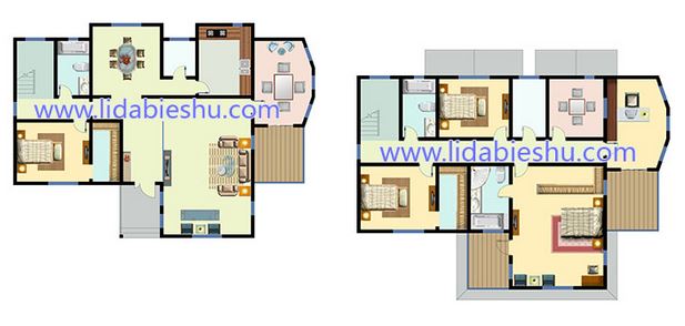 私人別墅-300平米以上-348㎡